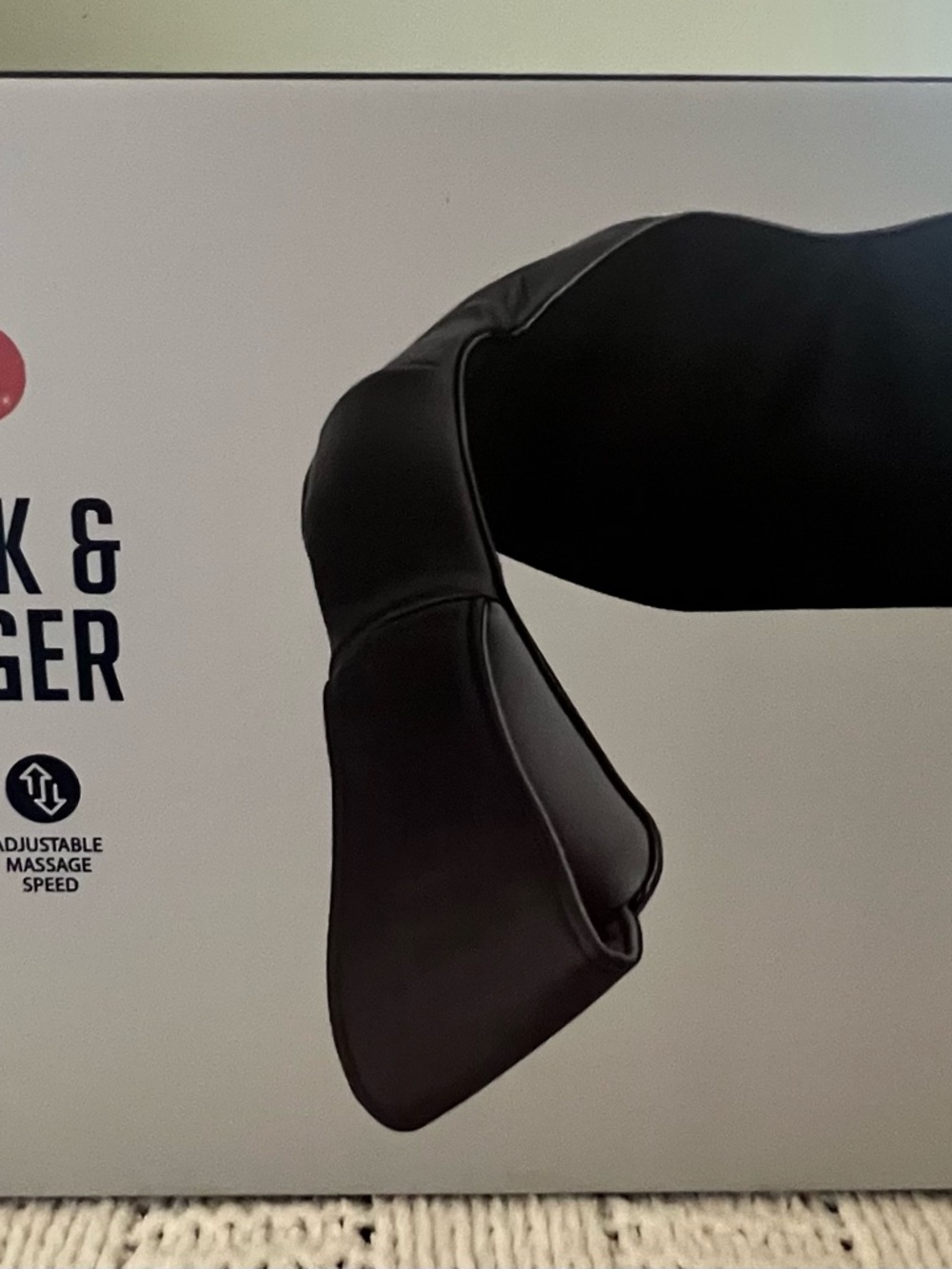 Adjustable Neck & Shoulder Massager - Black